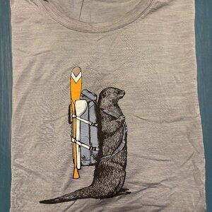 Icebreaker Tech Lite Graphic Merino T-Shirt - Otter